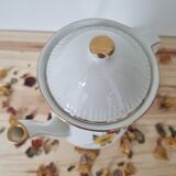 Vintage porcelain teapot Digoin Sarreguemines