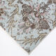 Light blue floral carpet 203x118cm