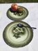 6 Gien dessert anemones opaque porcelain porcelain