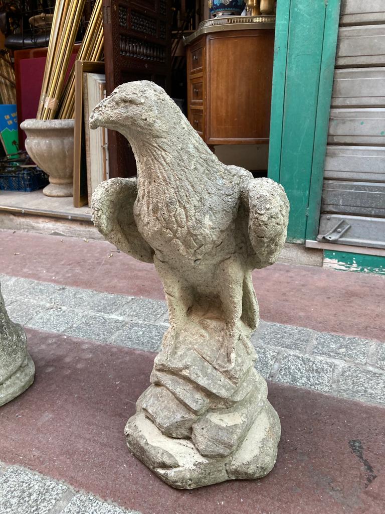 Stone eagle garden decoration XX eme