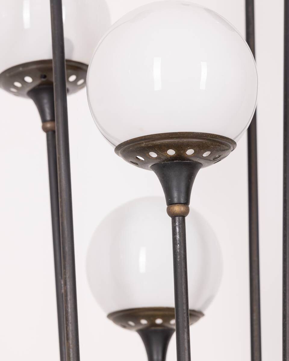 VINTAGE FLOOR LAMP 1950s ALBERELLO MODEL DESIGN STILNOVO