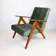 B-310 VAR green olive velvet armchair