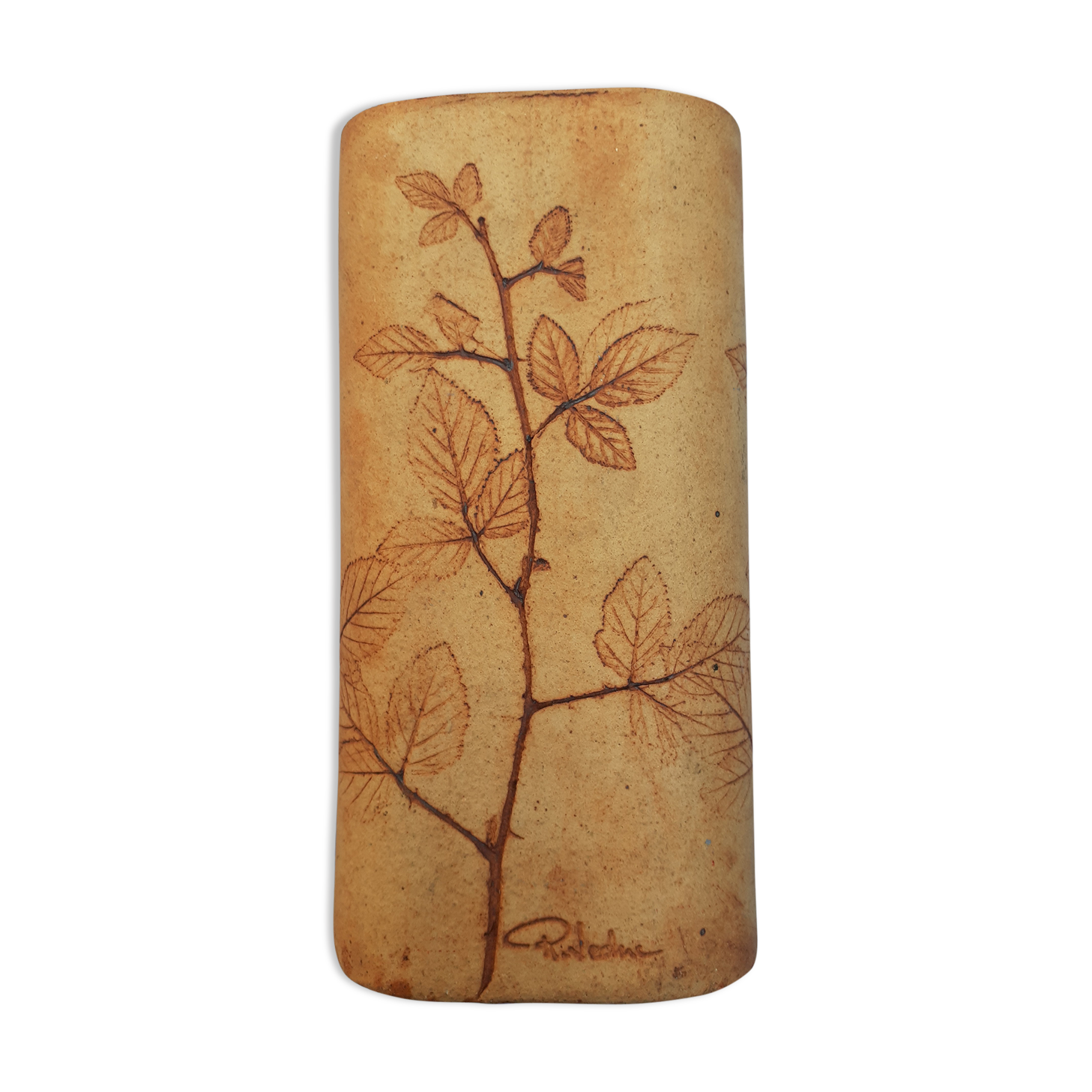 Ceramic vase by Raymonde Leduc Vallauris