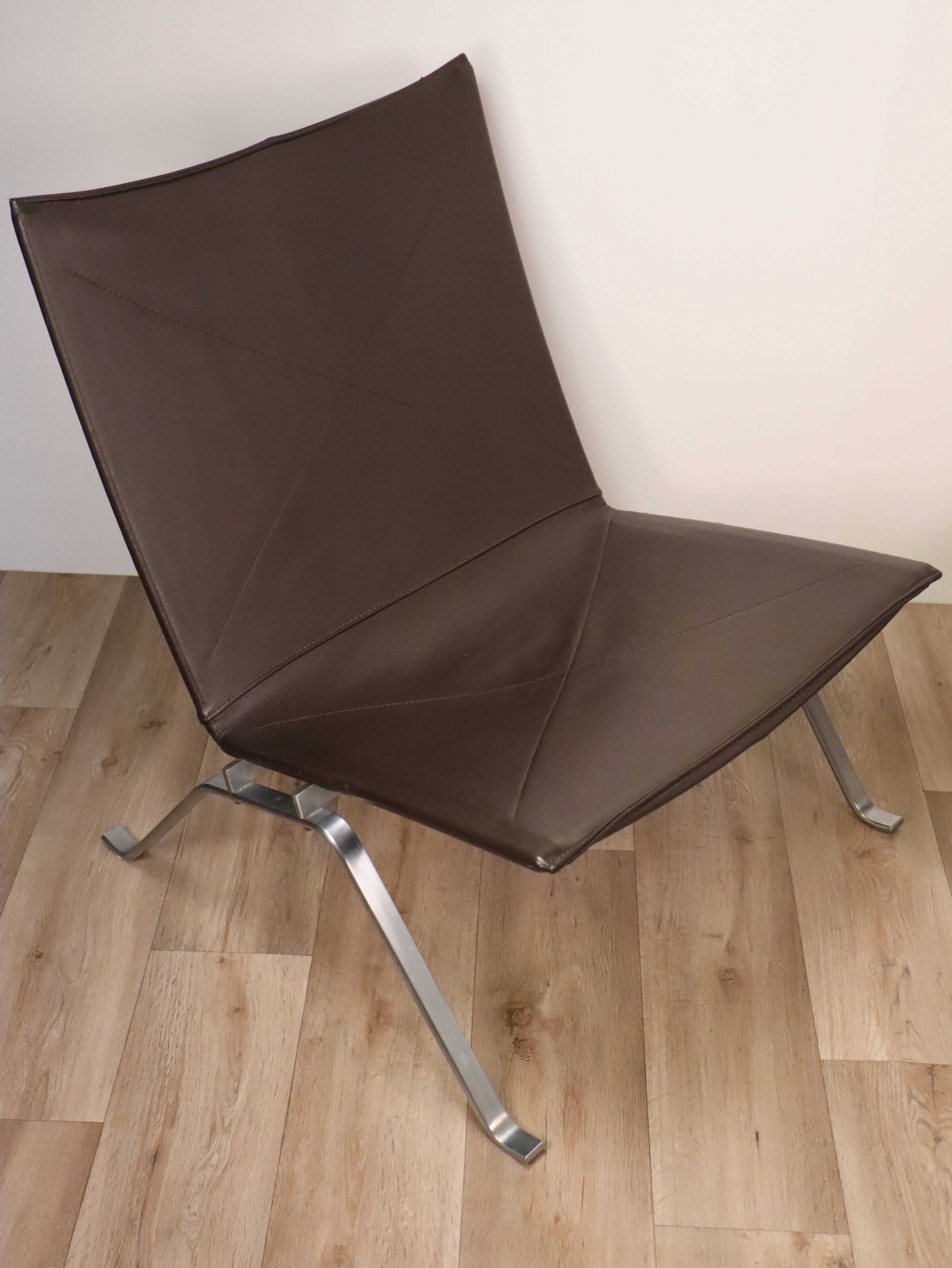 Pair of PK22 armchairs by Poul Kjaerholm for Fritz Hansen