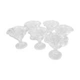 Set of 6 ice cream cups