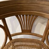 Fauteuil de bureau canné