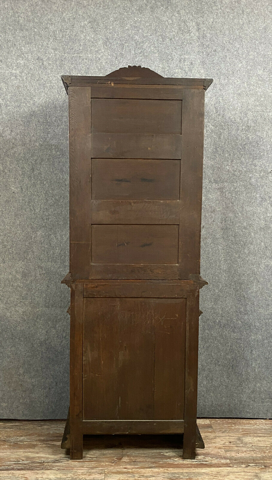 Furniture between two renaissance hunting lodge in solid oak around 1850.
