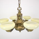 Large Brass Chandelier, circa 1900