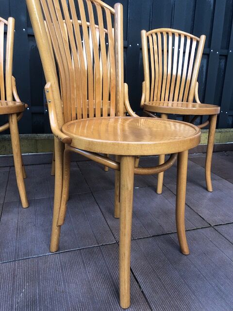 4 old bistrot chairs