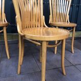 4 old bistrot chairs