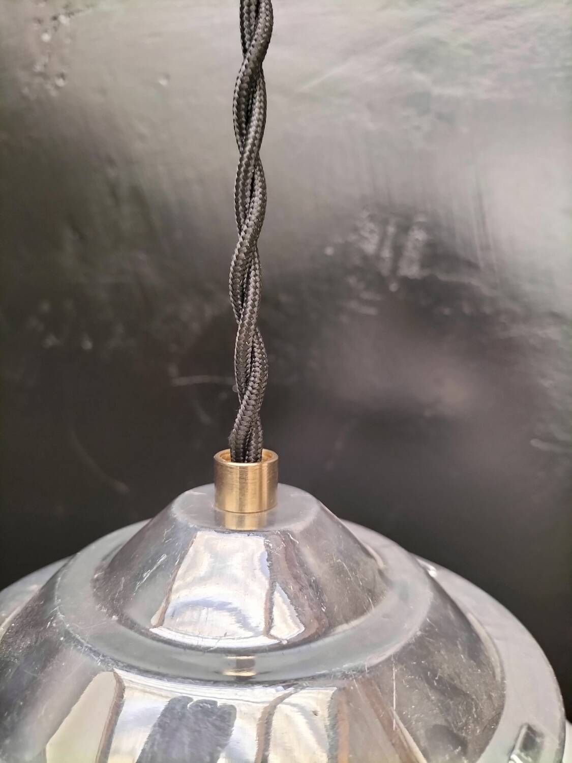 Opaline ball pendant light