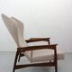 Fauteuil à oreilles réglable danois en teck par Ib Kofod Larsen