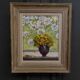 Oil on canvas still life M. Joubert 1956 bouquet of flowers