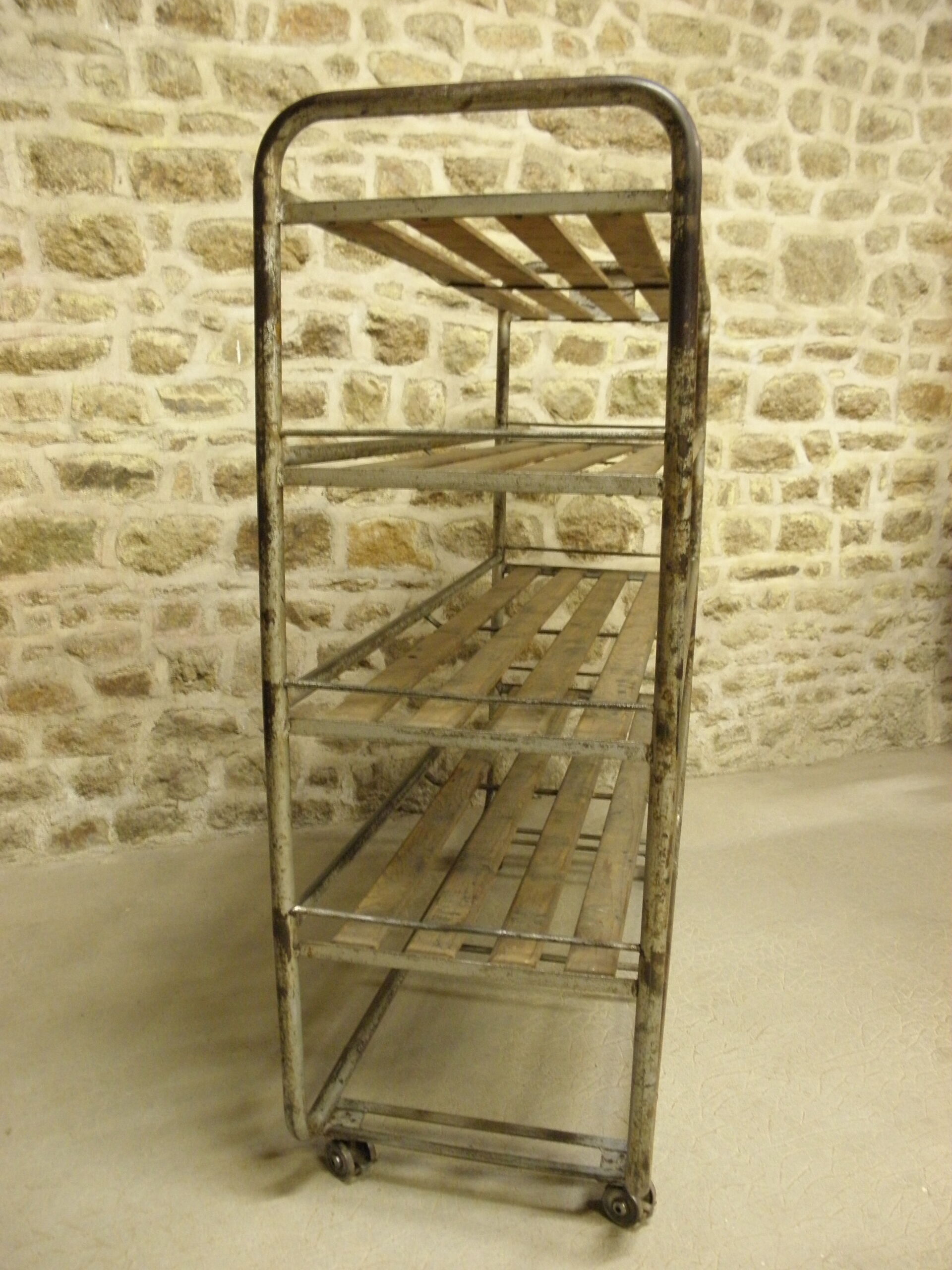 Industrial trolley, factory.