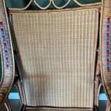 Art Deco armchair in rattan and wicker, 1920s