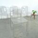 Design plexiglas stapelbare stoelen Trono by Sottsass Associati 2005 Segis