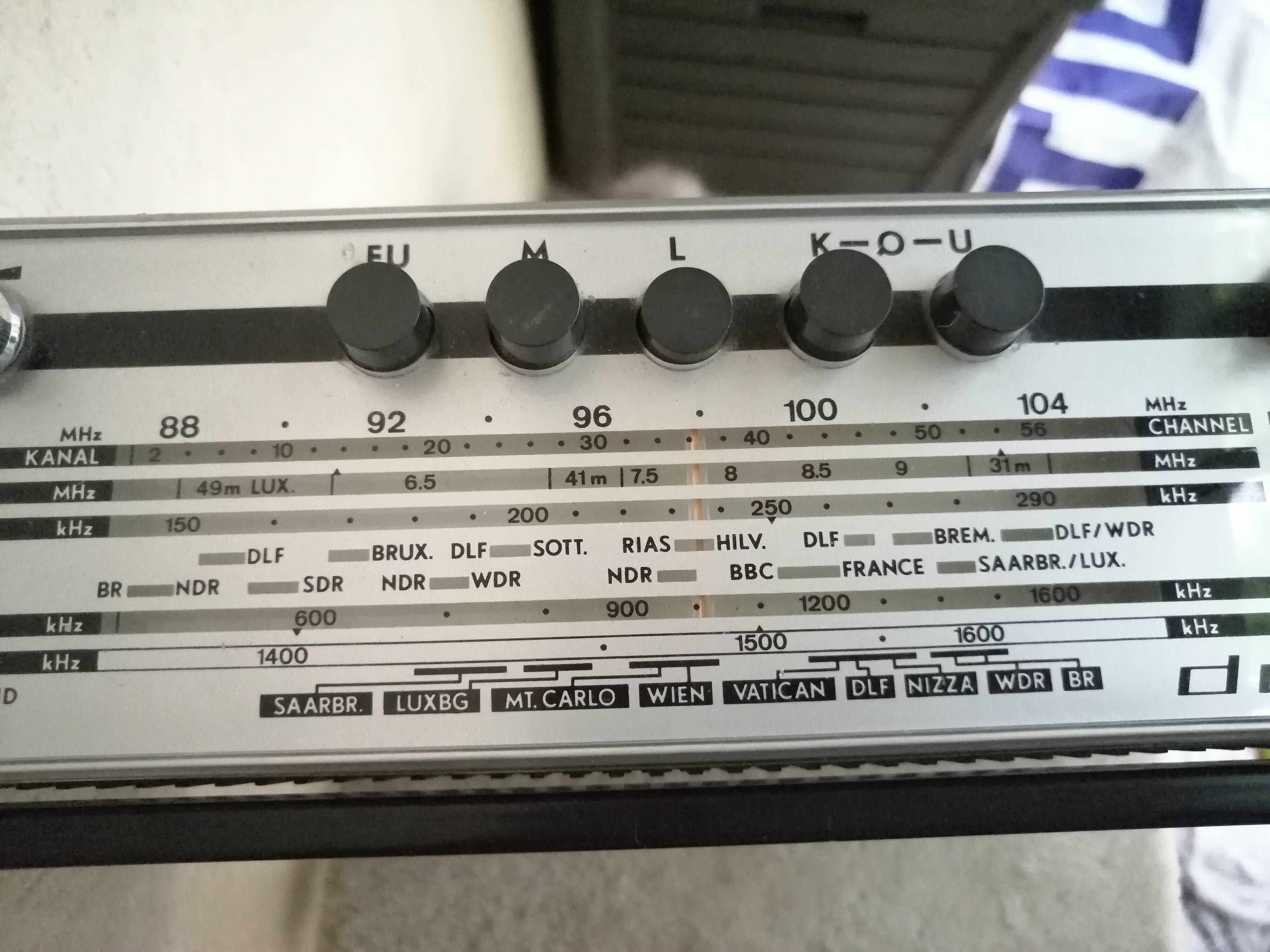 Radio transistor Blaupunkt 1969