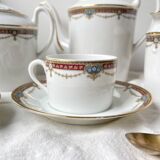 UML France Vintage Porcelain Tea Coffee Set for 2 People