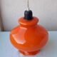 Suspension orange en opaline