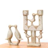 Moroccan stone bird paperweight, 70s