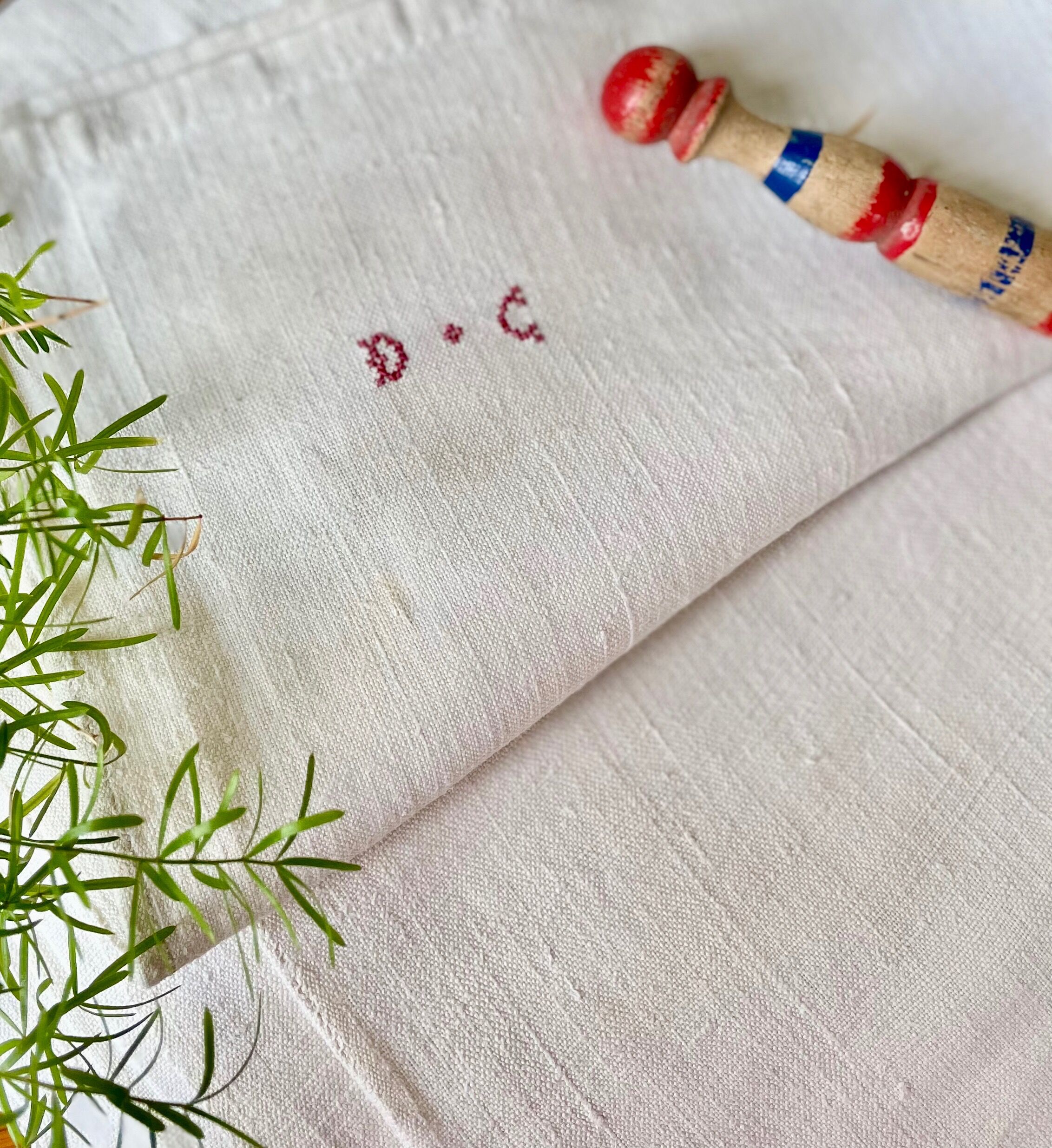 Old hemp linen cloth