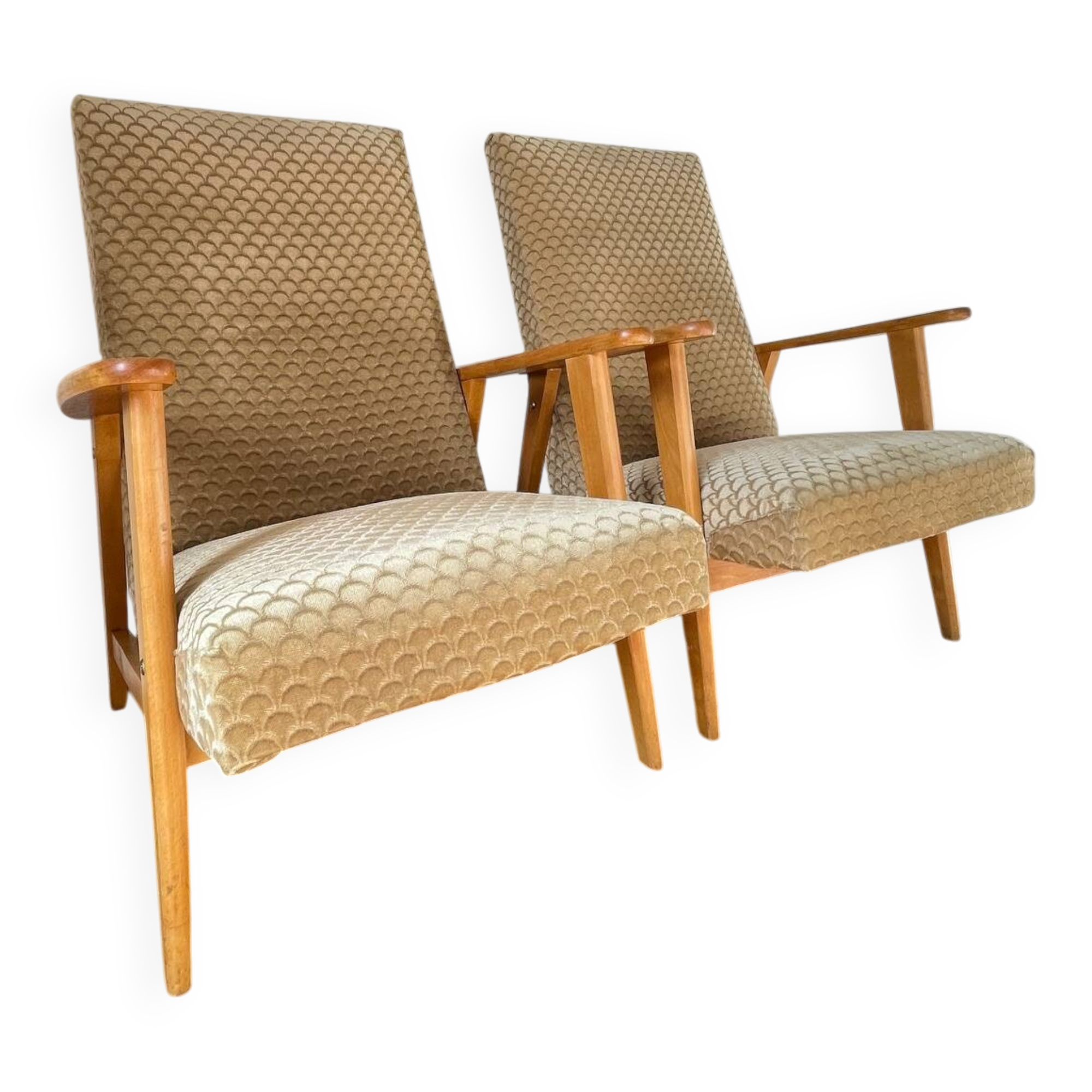 pair of MANICURE ARMCHAIRS France Vintage