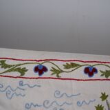 Hand-knotted rug, vintage Turkish rug 50x186 cm