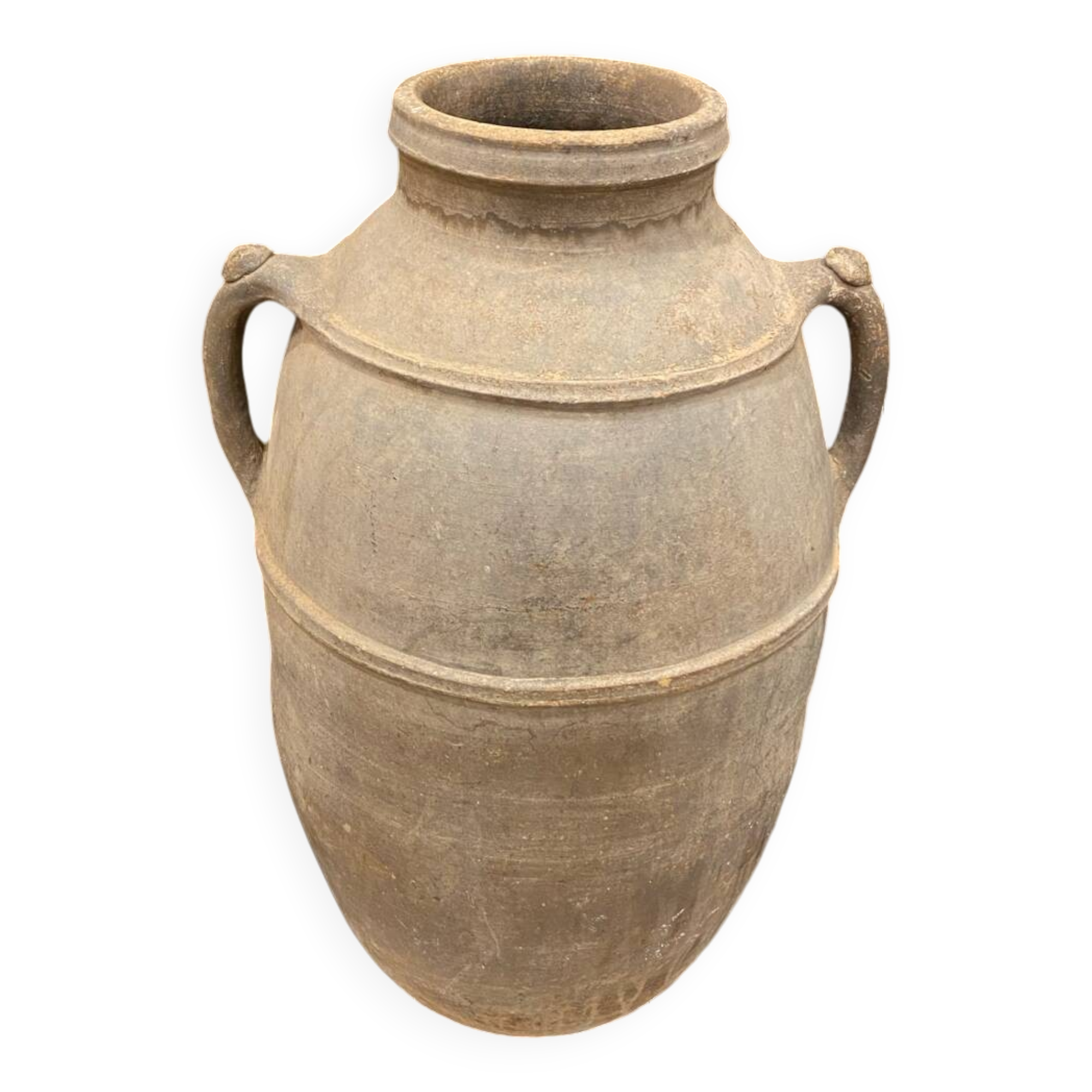 Old terracotta jar