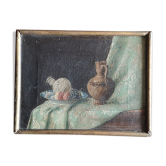 Oil on canvas still life - 19th century