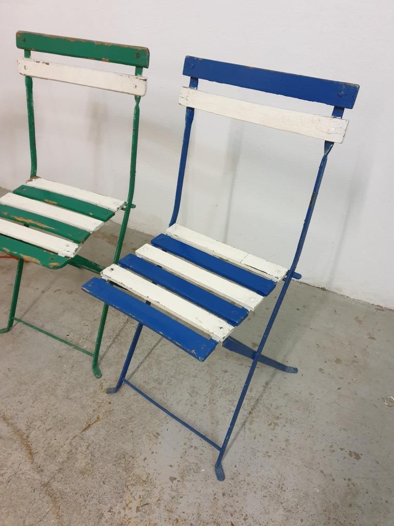 Bistro folding chairs garden