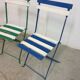 Chaises pliantes de bistrot  jardin