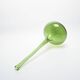 Green glass narrow-necked vase by Claude Morin, circa 1970