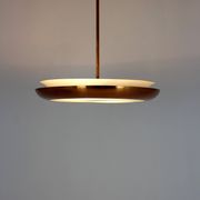 Bauhaus UFO Pendant Lamp by Josef Hurka for Napako, 1930s