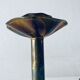Antique golden brass candle holder