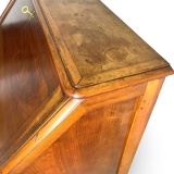 Antique Italian secrétaire in solid walnut, 1920s/1930s.