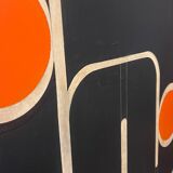 Olisch Table "Orange Mecanik" Bauhaus series