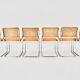 Dining chairs B32 by Marcel Breuer