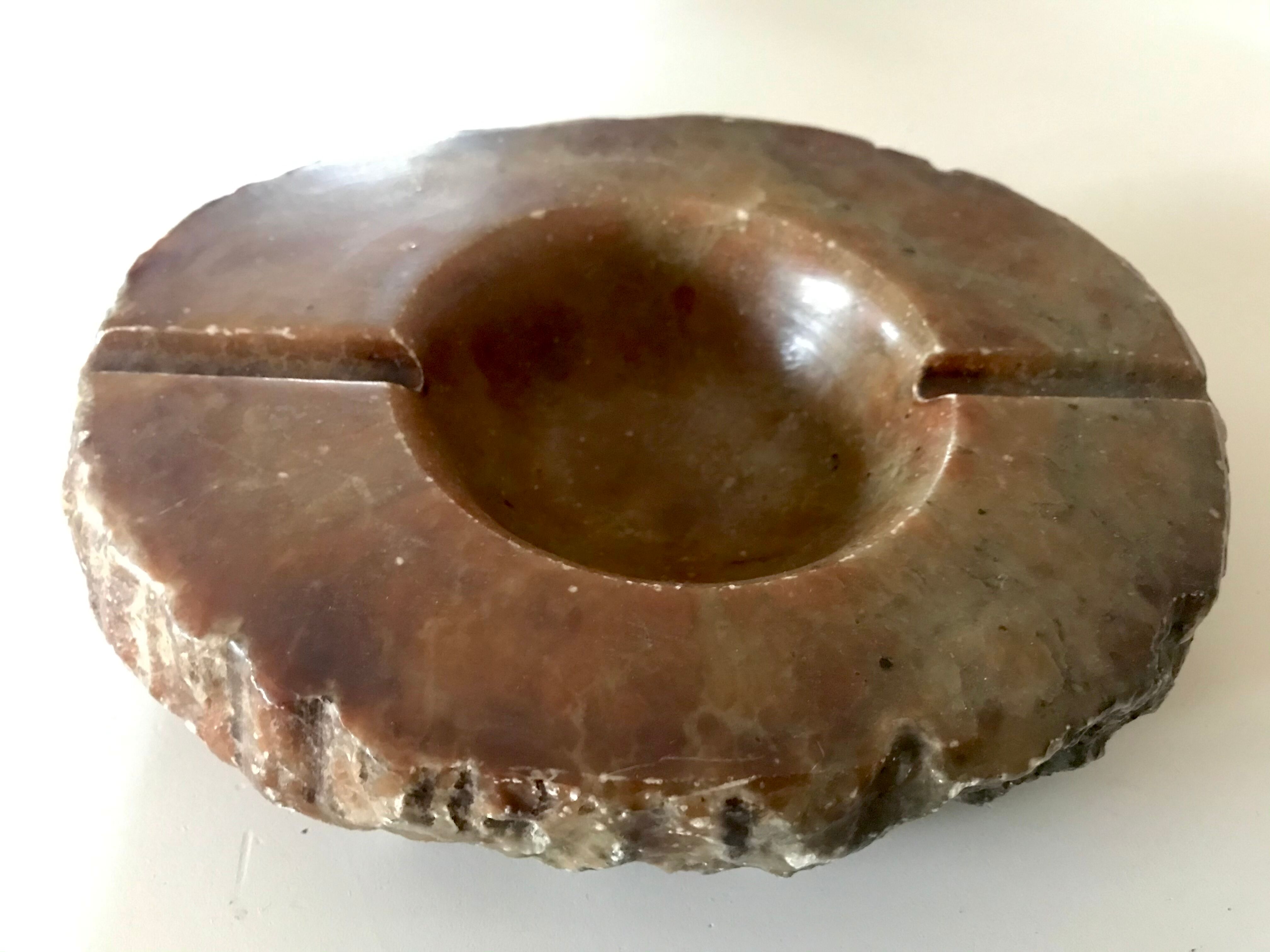 Vintage onyx ashtray