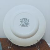 6 assiettes en faïence Enoch Wedgewood décor "asiatic pheasants"
