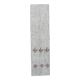 2x8 white & black vintage runner rug 61x234cm