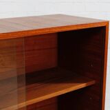 Vitrine vintage en teck, design du milieu du siècle, années 60-70