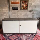Vintage enfilade / Metal sideboard administration AR Cordemeyer for Gispen - 1960