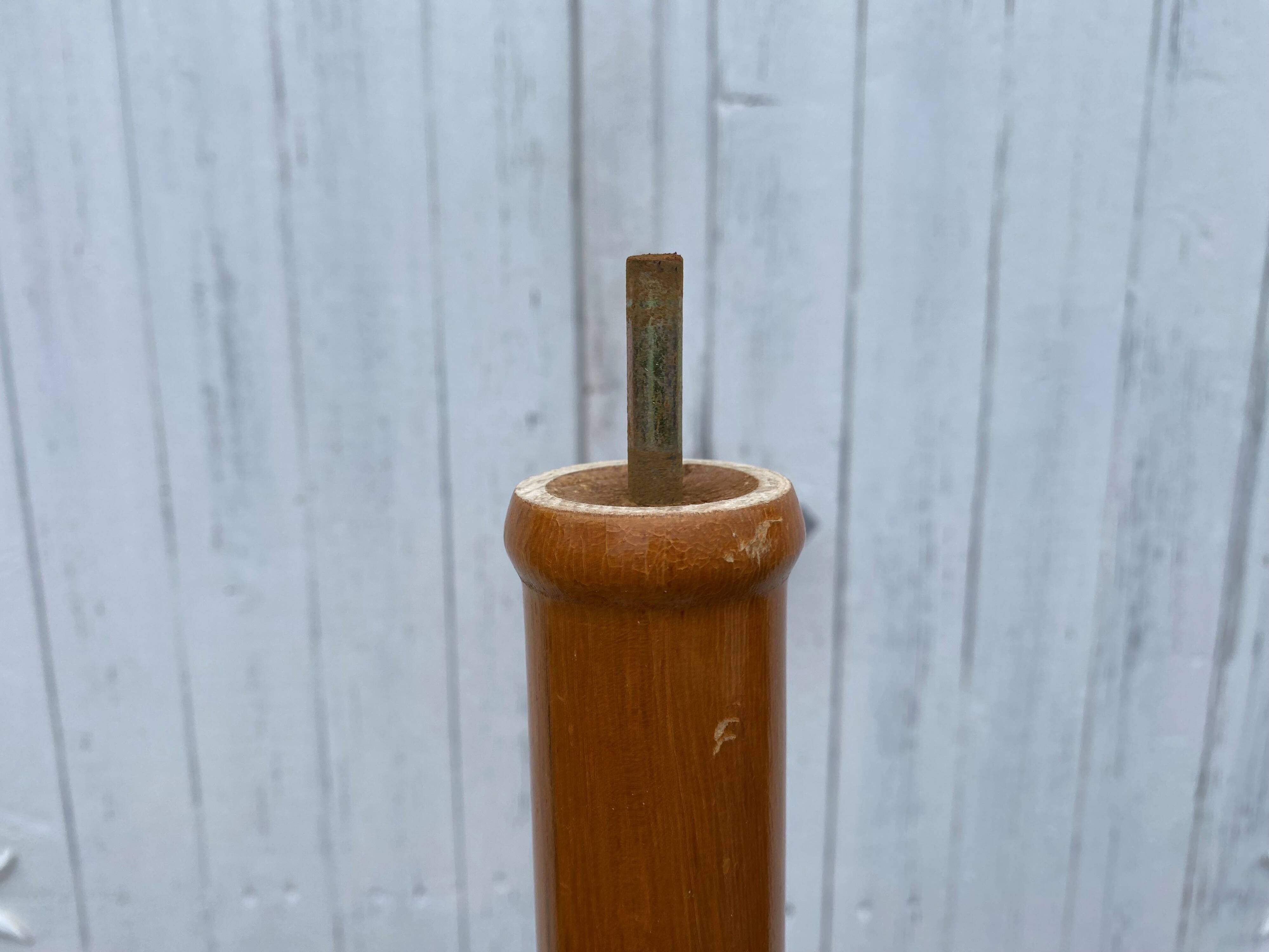 Baumann bistro style 1960 curved light wood parrot coat rack