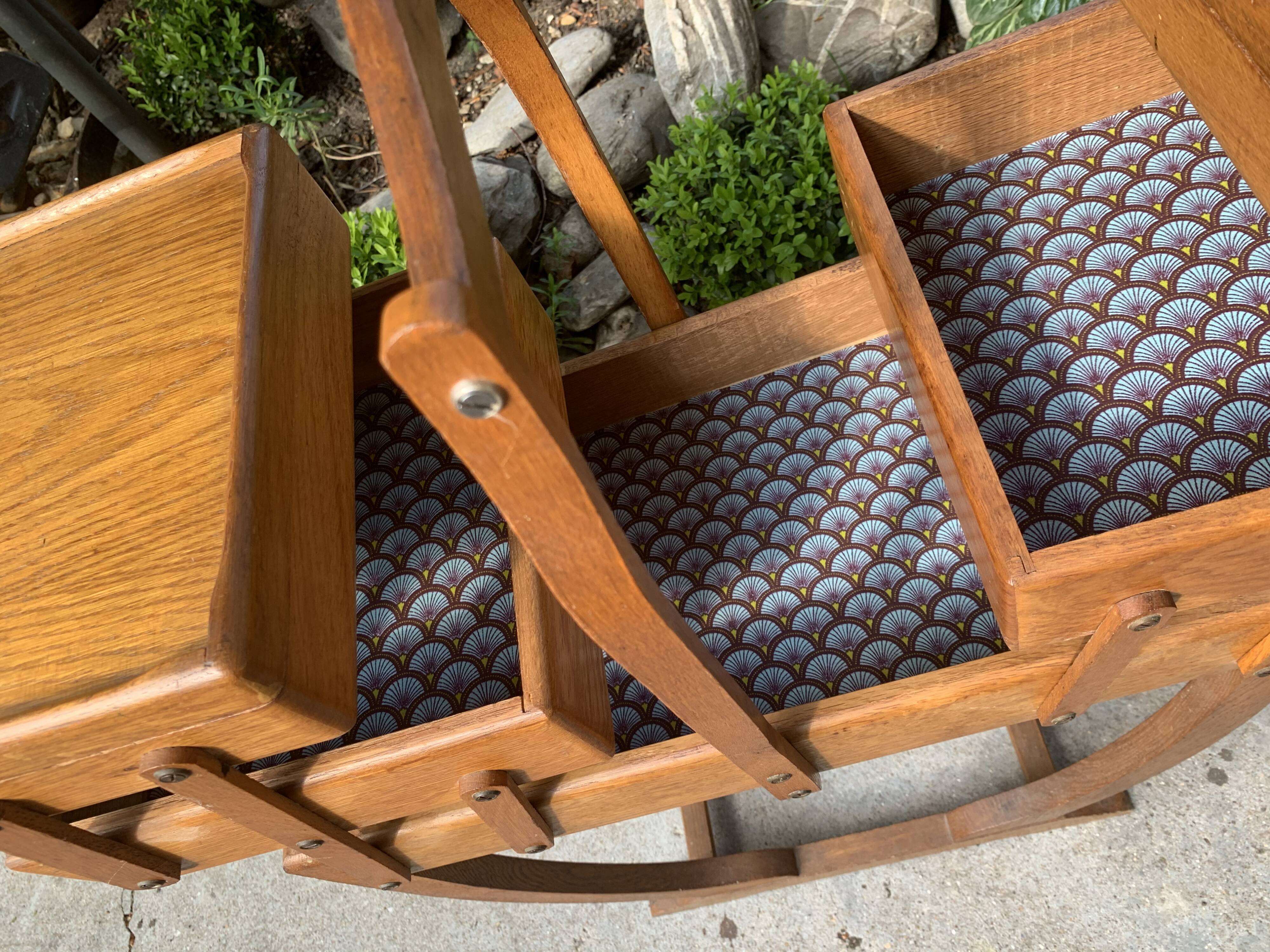 Art Deco sewing basket