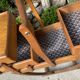 Art Deco sewing basket