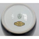 Porcelain cobalt vase, hutschenreuther hohenberg, germany, 1960s