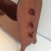 Porte-revues scandinave en teck