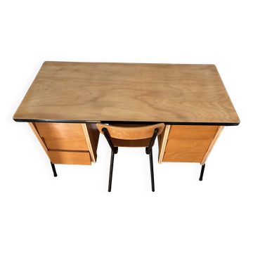 Vintage desk and its chair