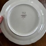 Bernardaud porcelain dessert plates
