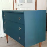 Blue vintage dresser